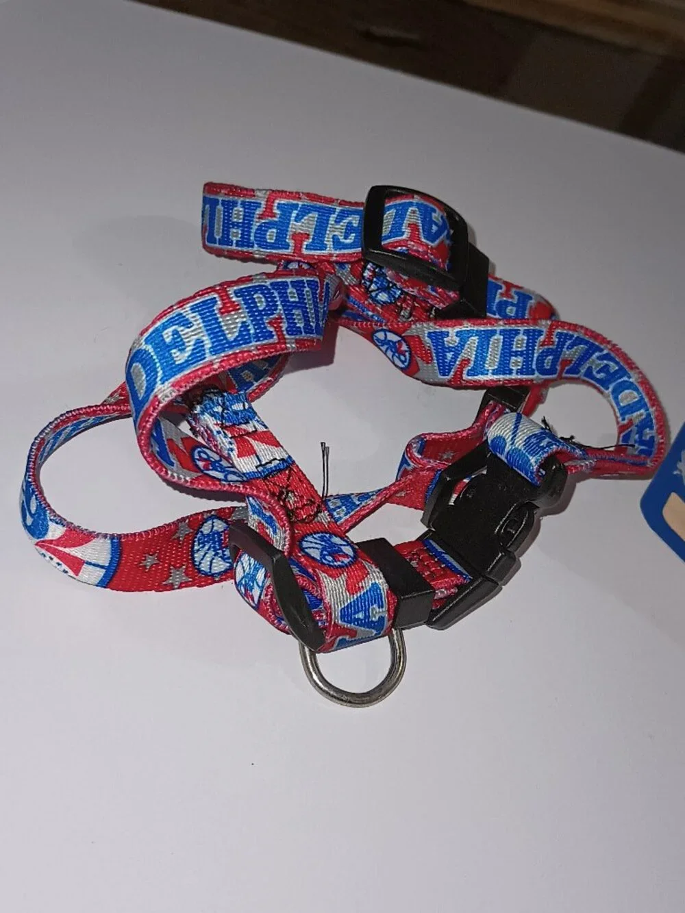 NEW Philadelphia 76ers NBA 5/8 Inch Adjustable Pet Harness XS